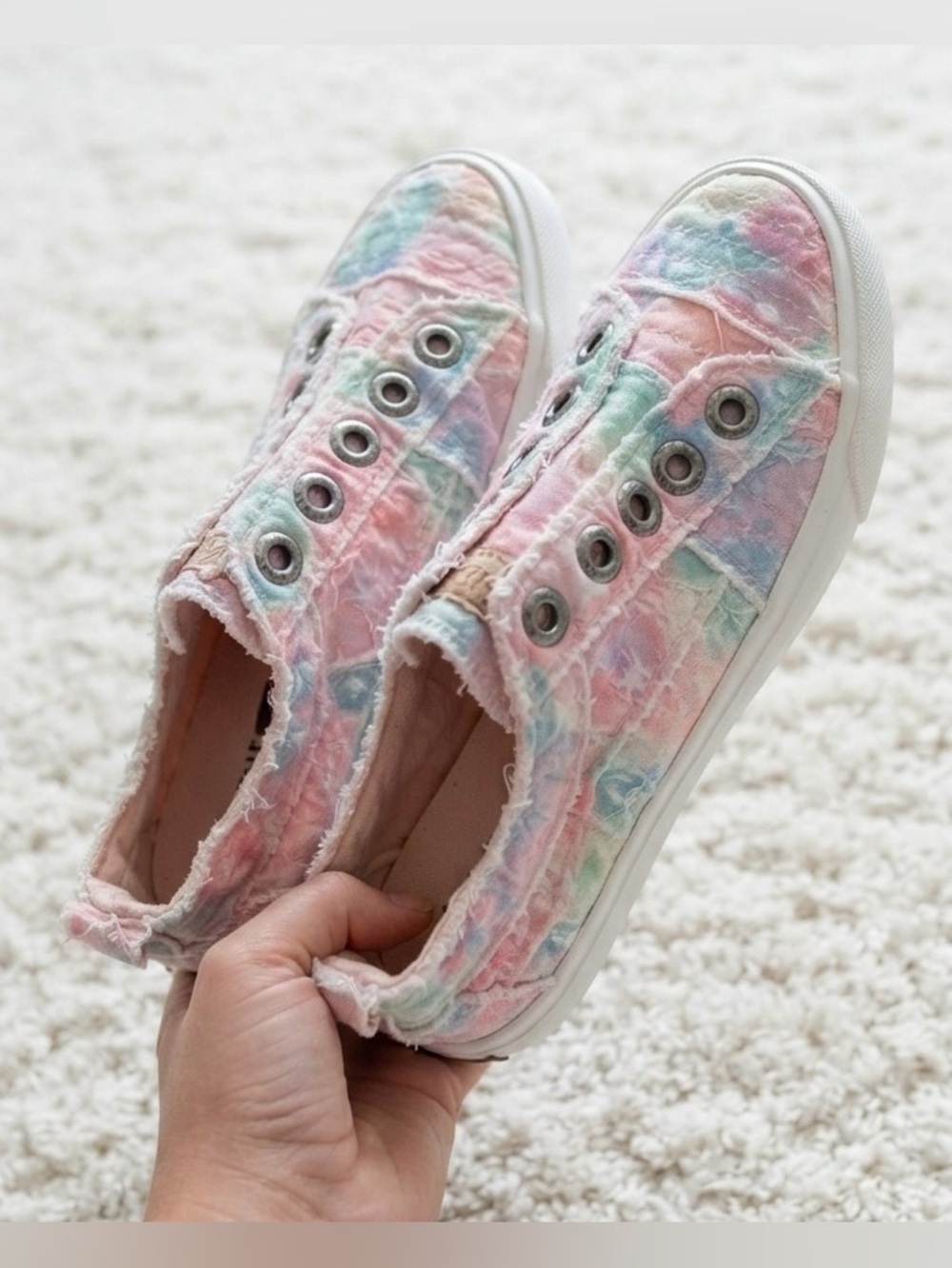 Blowfish
BLOWFISH MALIBU Pastel Tie-Dye Slip-On Sneakers